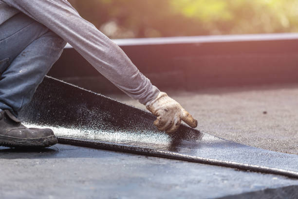 Professional Waterproofing technician working in Altoona, WI